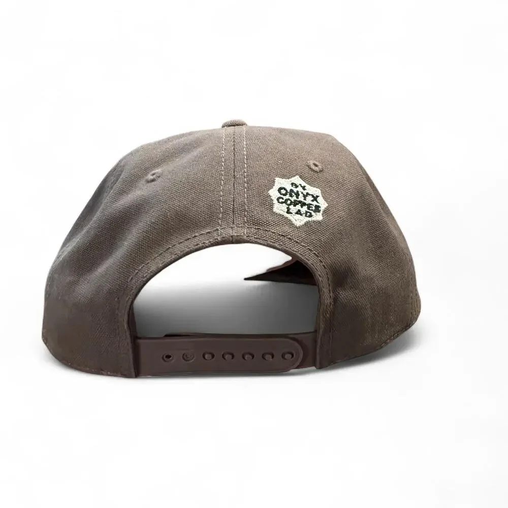 Brown Cream Coffee Hat Support Female Coffee Producers Doyenne SnapBack
